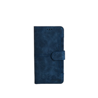 כיסוי ארנק איכותי לאייפון 14 צבע כחול Pouchino 