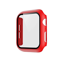 מגן מסך זכוכית איכותי לשעון אפל Apple watch 44MM - צבע אדום 
