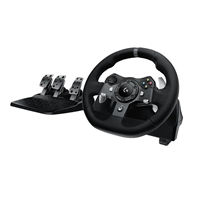 הגה מרוצים עם דוושות Logitech Driving force G920 למחשב PC ו XBOX One 