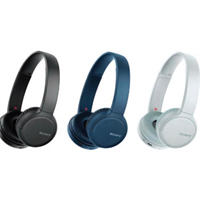 אוזניות קשת אלחוטיות עם מיקרופון Sony WH-CH510 Bluetooth צבע שחור
