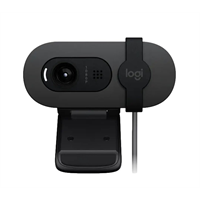 מצלמת רשת עם מיקרופון מובנה Logitech BRIO 100 Full HD 1080p צבע שחור